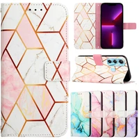 smart 6 5 marble leather case for funda infinix zero 8 x pro neo pop 5p cases colorful wallet card holder flip phone back cover
