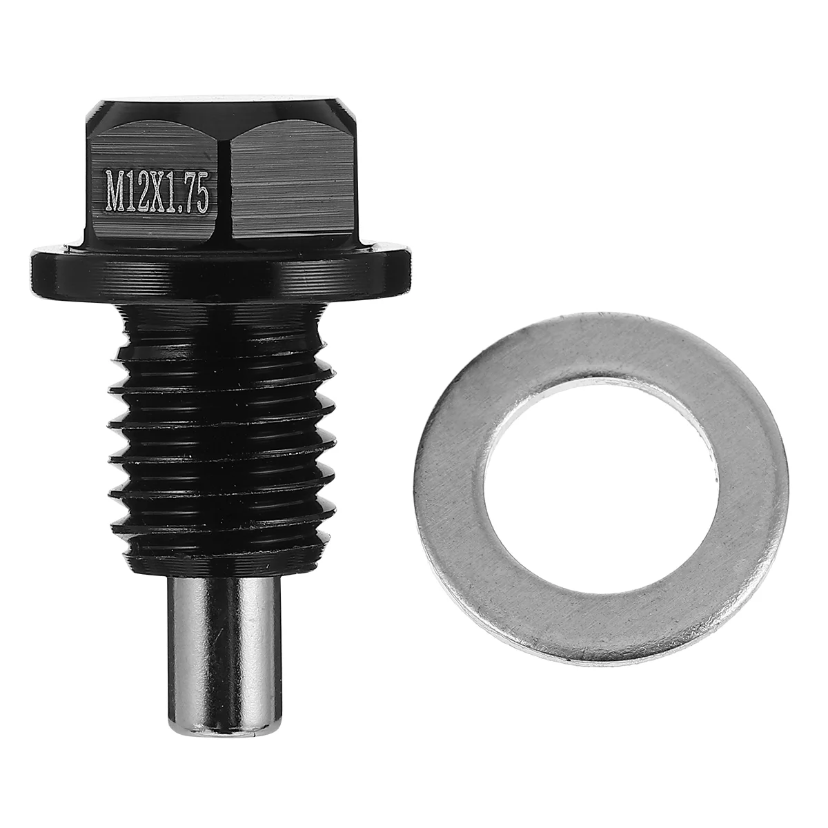 

Metal Washers Drain Screw Magnetic Plug Aluminium Alloy Oil 3.4X2cm Car Aluminum Pan