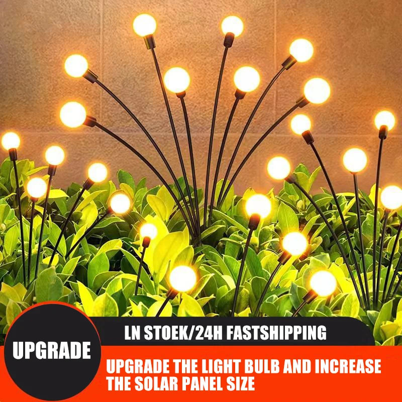 

6/8/10 светодиодный, солнечные светильники, садовые фонари для газона, уличные водонепроницаемые фонарики для внутреннего двора, внутреннего ...