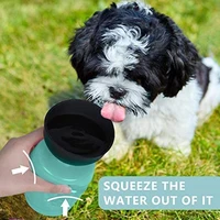 portable dog water bottle foldable cat drinking bowl lightweight leak proof pet outdoor travel drinking dog bowls drink bowl dog