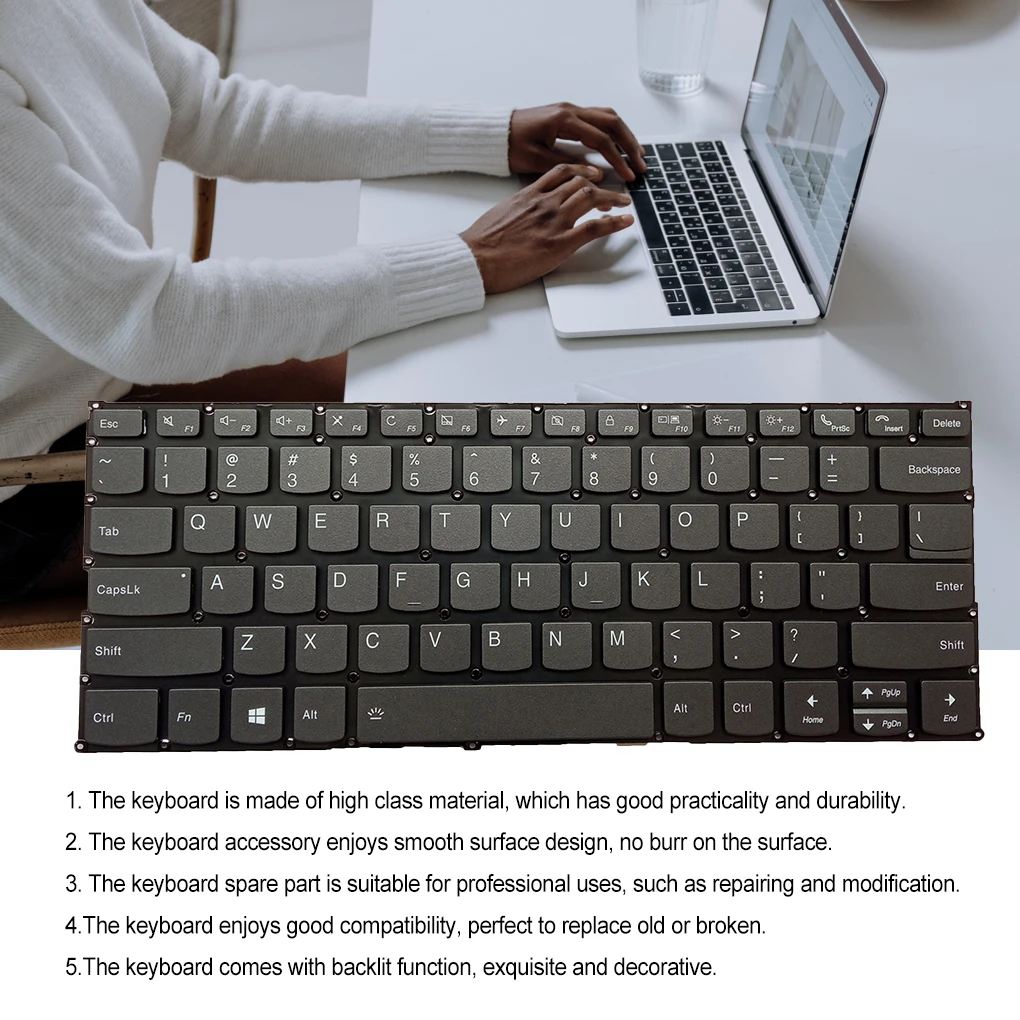 

Клавиатура для ноутбука, ПК, клавиатуры, набор для набора клавиш, функция подсветки, изменение английской клавиатуры США, замена для 14s-iwl