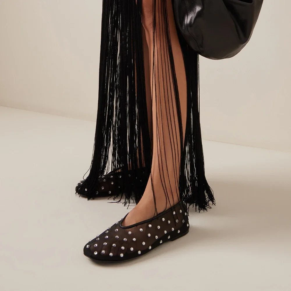 Женские прозрачные балетки Smile Circle