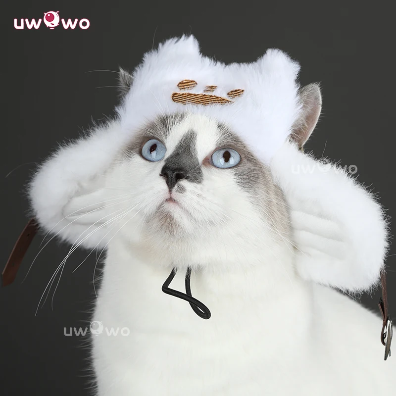 UWOWO Collab Series: Game Monsterr Hunterr Wilds Felyne Hats Косплей Плюшевая кепка Шляпа для взрослых