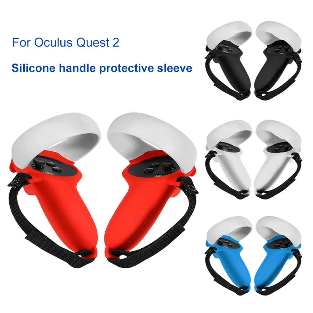 

Силиконовая Защитная крышка для ручки, аксессуары VR, защитная крышка, Противоударная крышка для контроллера, сменная Крышка для Oculus вопросы...