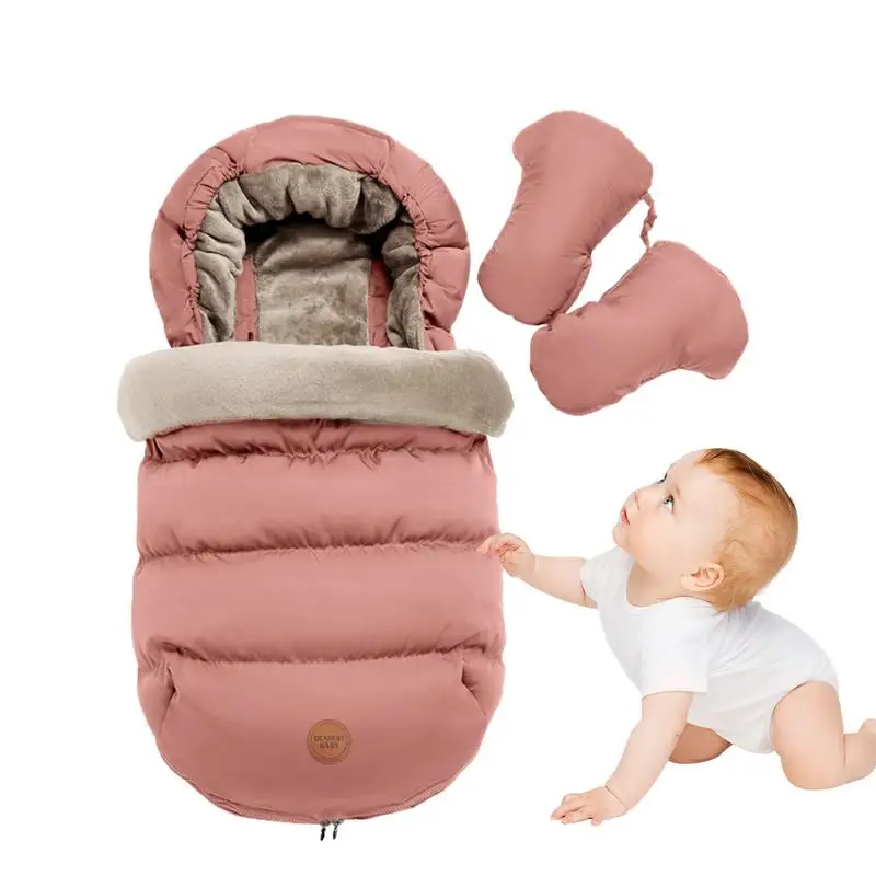 

Baby Stroller Sleeping Bag Newborn Windproof Cushion Footmuff Pram Sleepsacks Infant Winter Cart Sleep Sack Car Bags For Babies