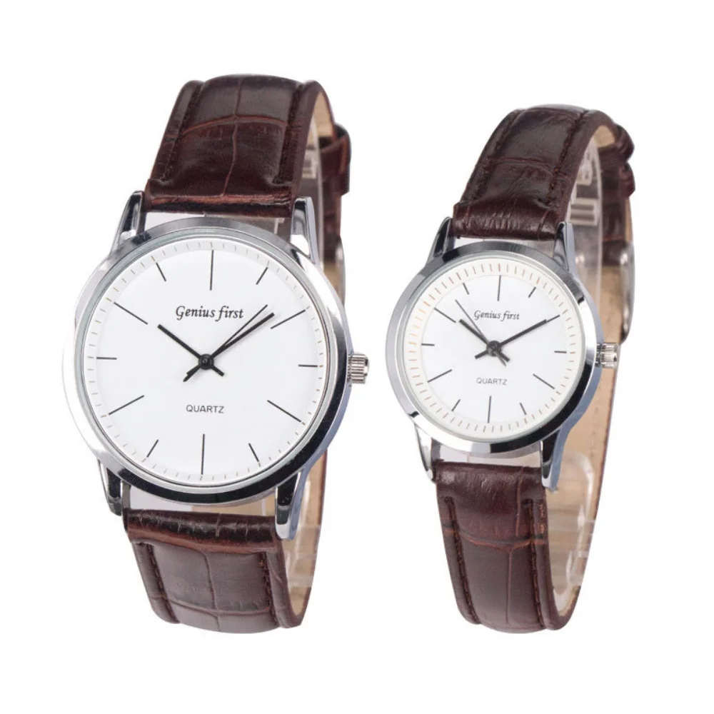 Couple  Fashion Belt Student Watch Business Quartz Watch