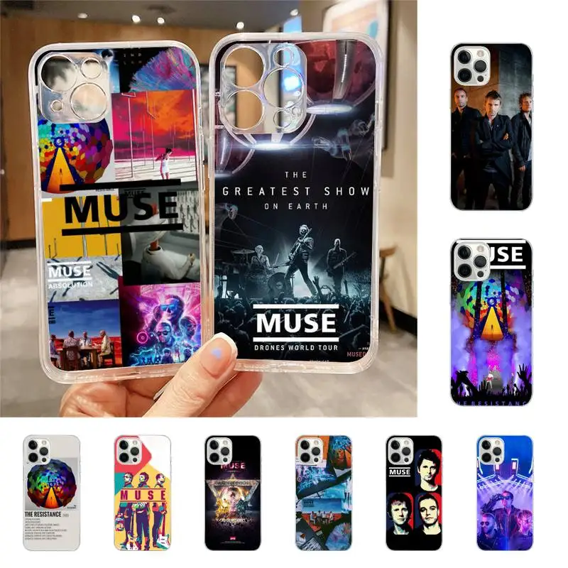 

Muse Rock Band Phone Case For Iphone 7 8 Plus X Xr Xs 11 12 13 Se2020 Mini Mobile Iphones 14 Pro Max Case