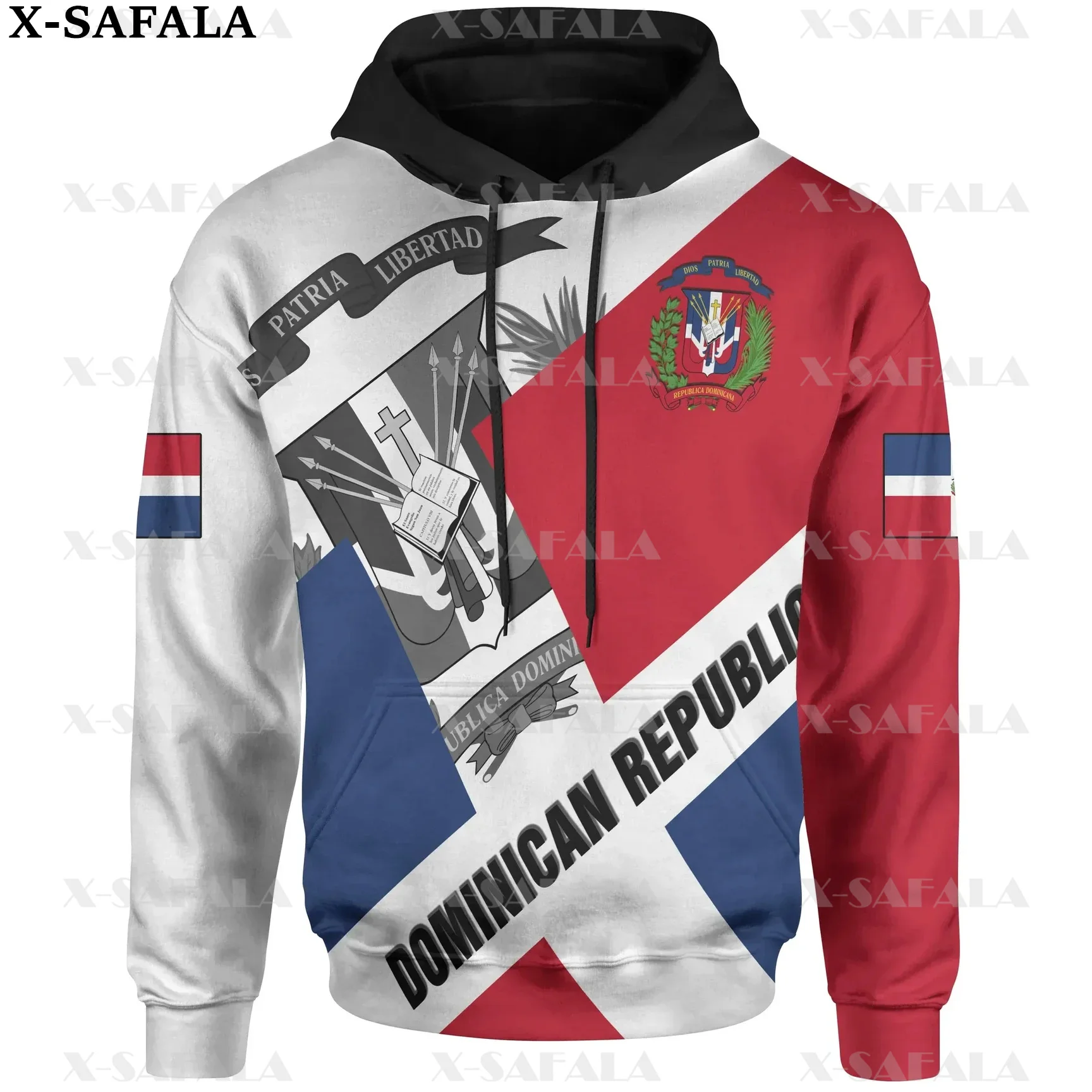 

Dominican Republic Love Country Flag Coat Of Arms 3D Printed Hoodie Man Women Harajuku Outwear Hooded Pullover Tracksuit Casual3