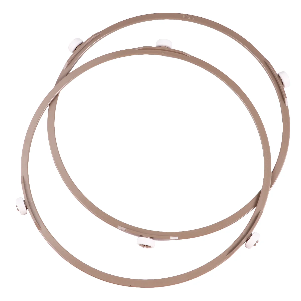

2pcs Microwave Roller Ring Plate Tray Rotating Support Microwave Turntable Ring for Glass Plate Tray