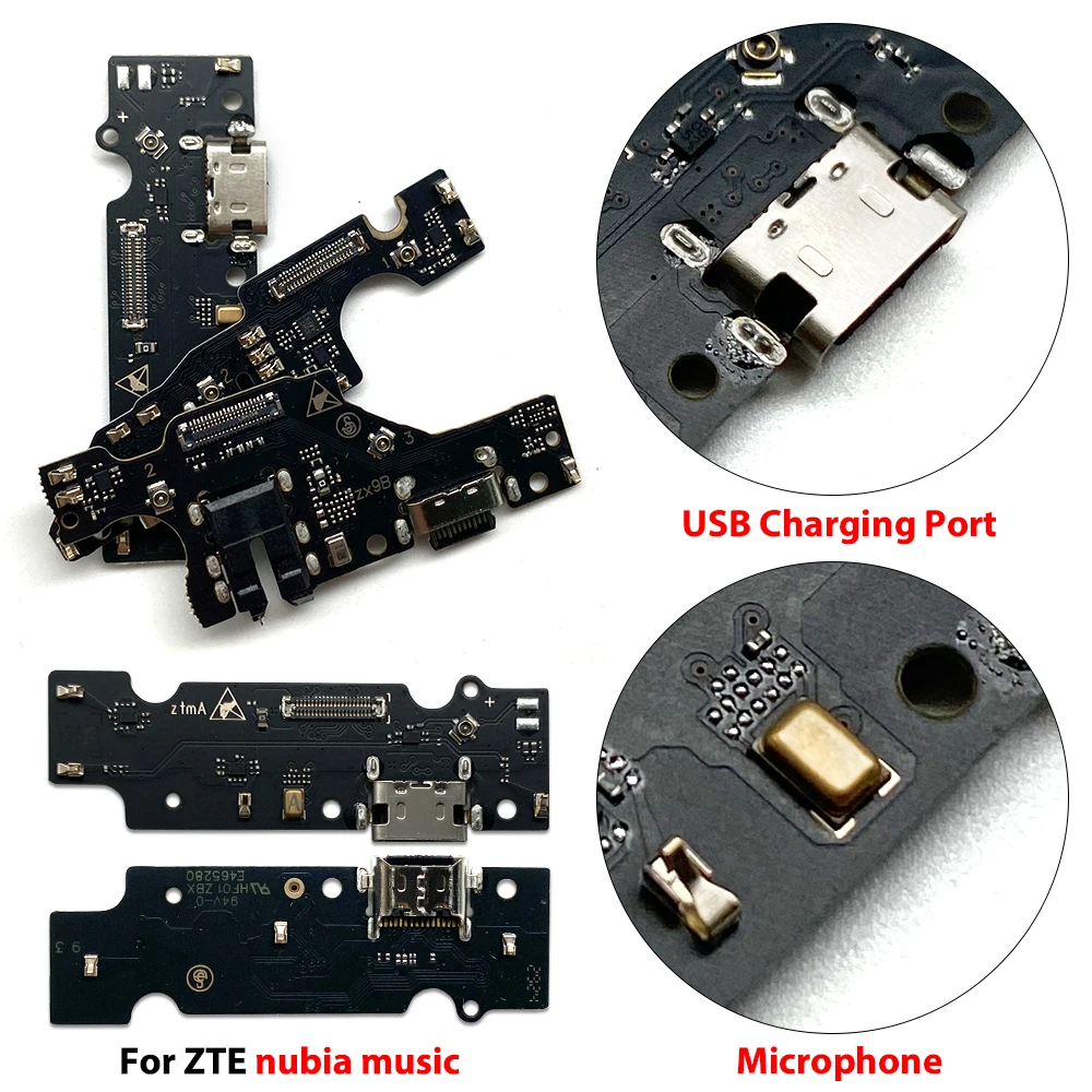 Фото USB-разъем для зарядки (гибкий шлейф) для ZTE Nubia Music, Nubia Neo 2, Nubia Neo 8150N, Nubia Neo 5G, гибкий шлейф портов зарядки №1