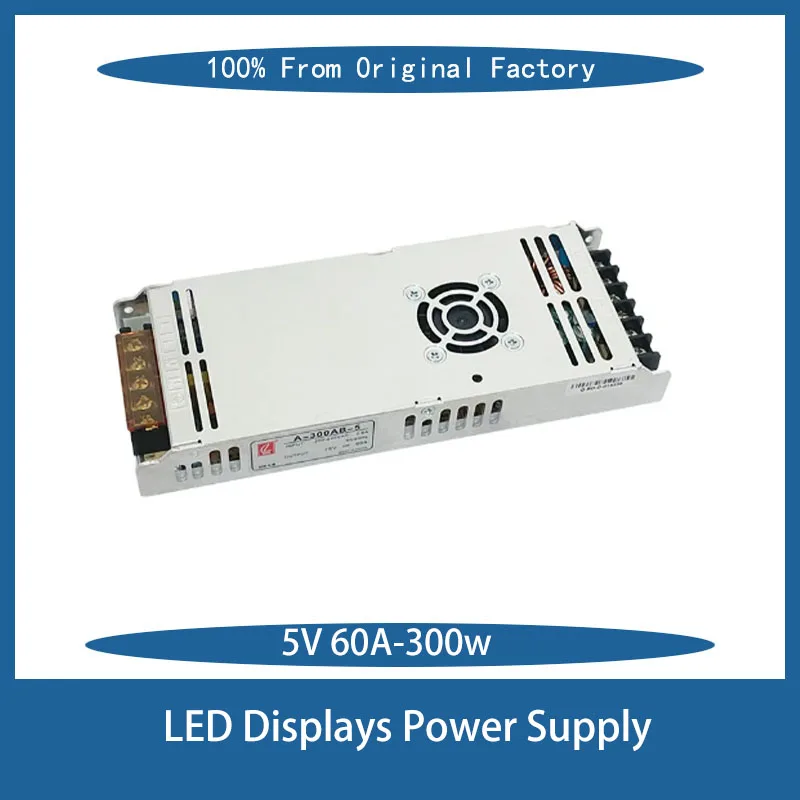 CZCL A-300AB-5 светодиодный дисплей источник питания 5V60A тонкий с вентилятором