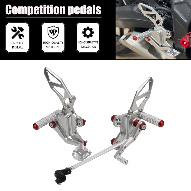 Для HONDA CBR650R CB650R CBR CB 650R 2021-2023 аксессуары для мотоциклов подножки с ЧПУ задняя
