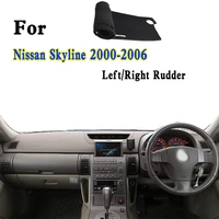 for 2000 2006 nissan skyline v35 350gt 250gt car styling dashmat dashboard cover instrument panel insulation protective pad