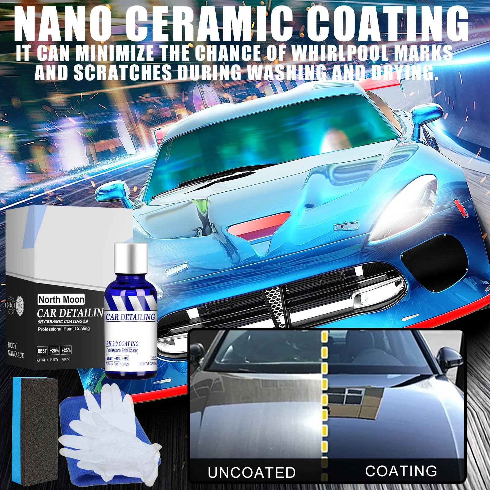 

Car Ceramic Nano-coating Waterproof And Dustproof Car Paint Repair Crystal Plating Coating Agent Car Accessories Car Clean