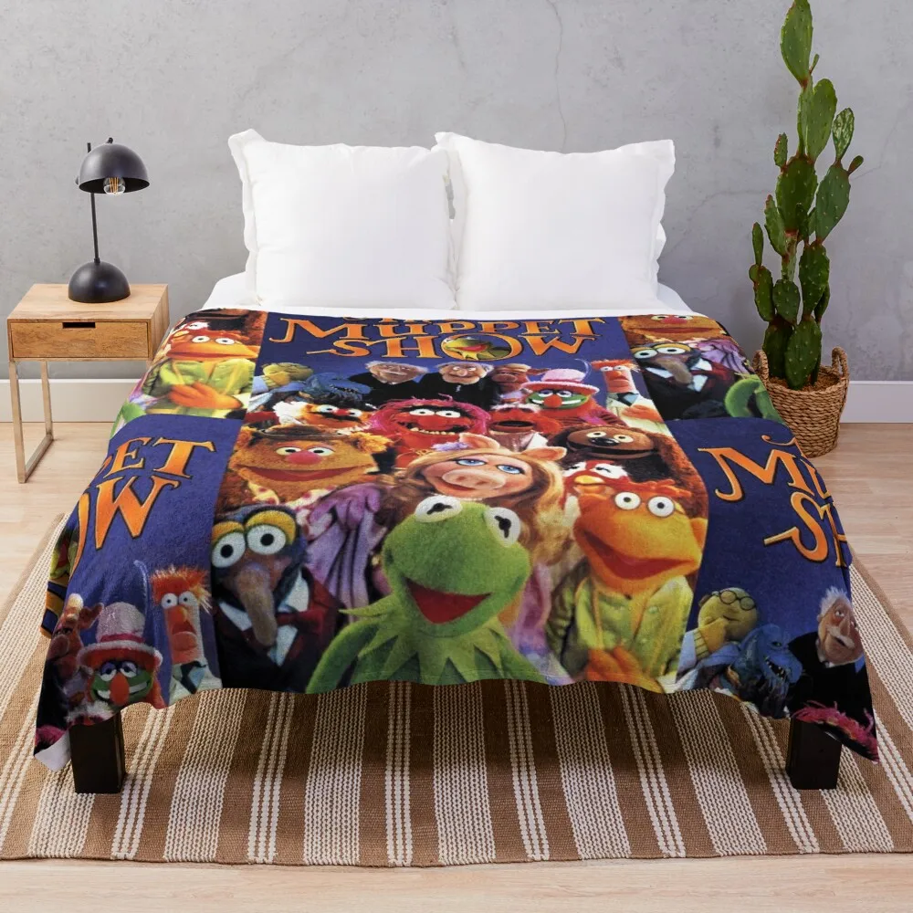 

The Muppet Show - vintage cast retro TV Throw Blanket sleeping bag blanket