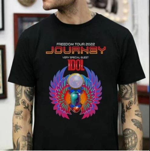 

Journey Freedom Tour 2022 T-Shirt Journey Band Tee Journey Fan T-Shirt
