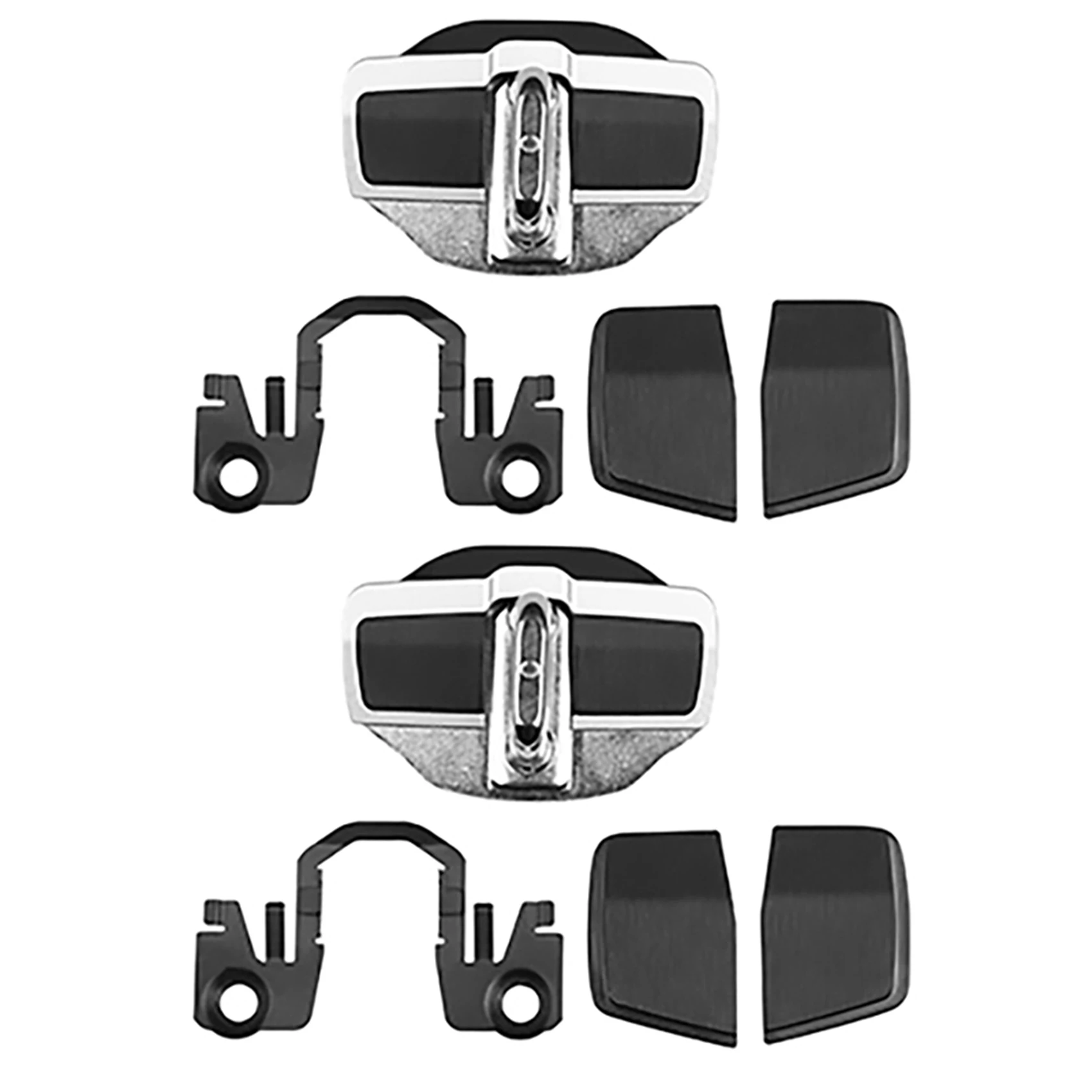 

2 Sets TRD Door Stabilizer Door Lock Protector Latches Stopper Covers for Toyota Land Cruiser LC200 Alphard Vellfire