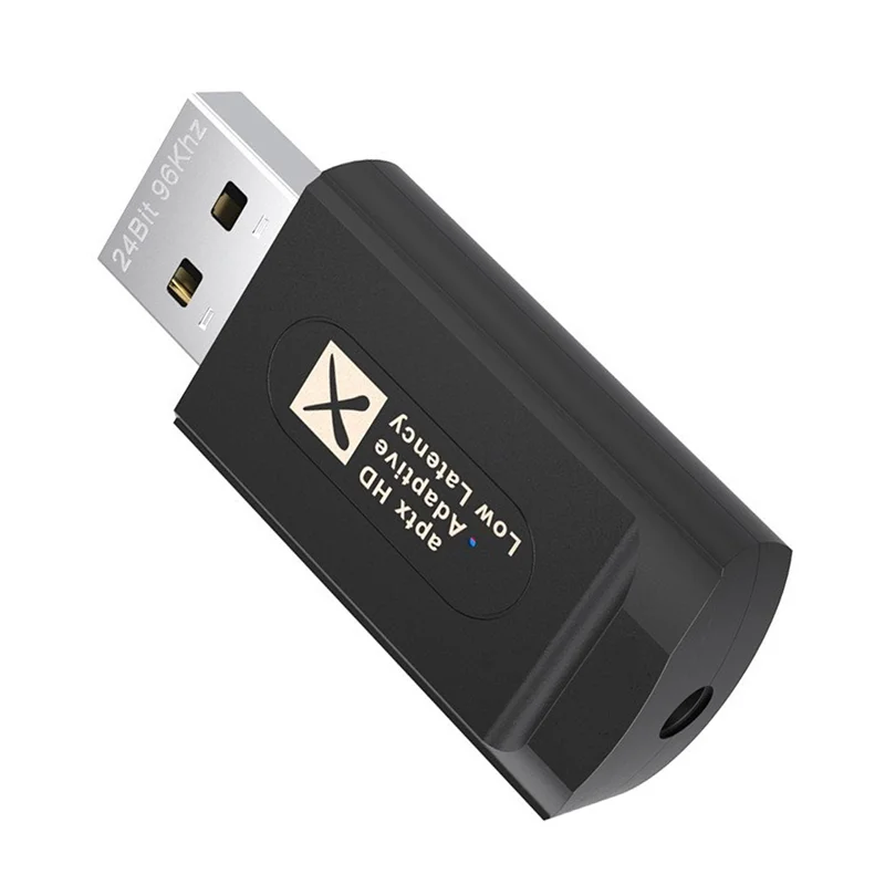 QCC3040 24 бит 96 кГц KB9P Bluetooth 5 2 аудио передатчик с микрофоном AptX LL HD Адаптивная низкая