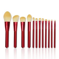 12pcs makeup brushes set face foundation powder eye shadow eyebrow highlight kabuki blending brush beauty cosmetic tools