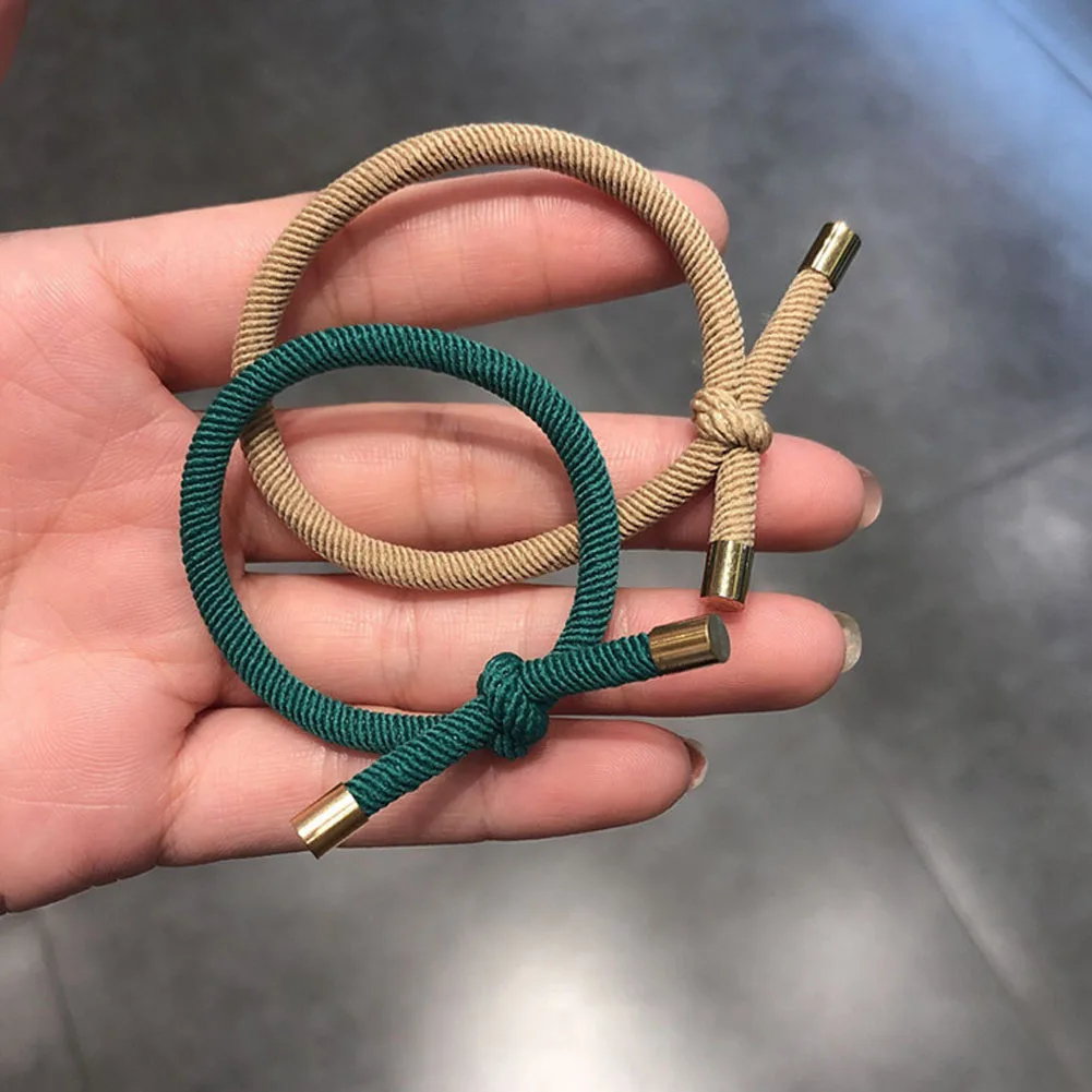 

Женские Модные эластичные резинки для волос, 1 шт., резинки для волос для девочек, резинки для волос, позолоченные аксессуары для волос, резин...