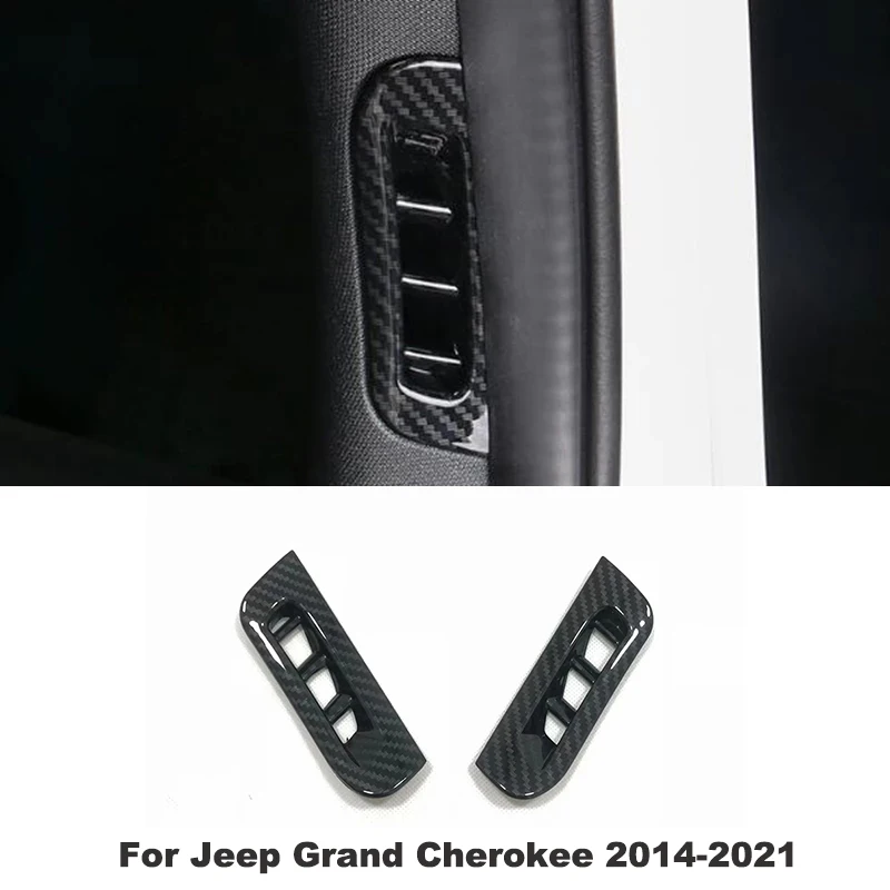 Для Jeep Grand Cherokee 2011-2018 ABS углеродное волокно/Хромированный Автомобильный интерьер центральная консоль навигатор GPS крышка отделка автомобильные аксессуары
