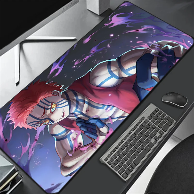 

Ghost Slayer Animation Game Locking Mouse Pad Table Mat Notebook Computer Mouse Pad Mouse Pad Home Office Decoration MousePad