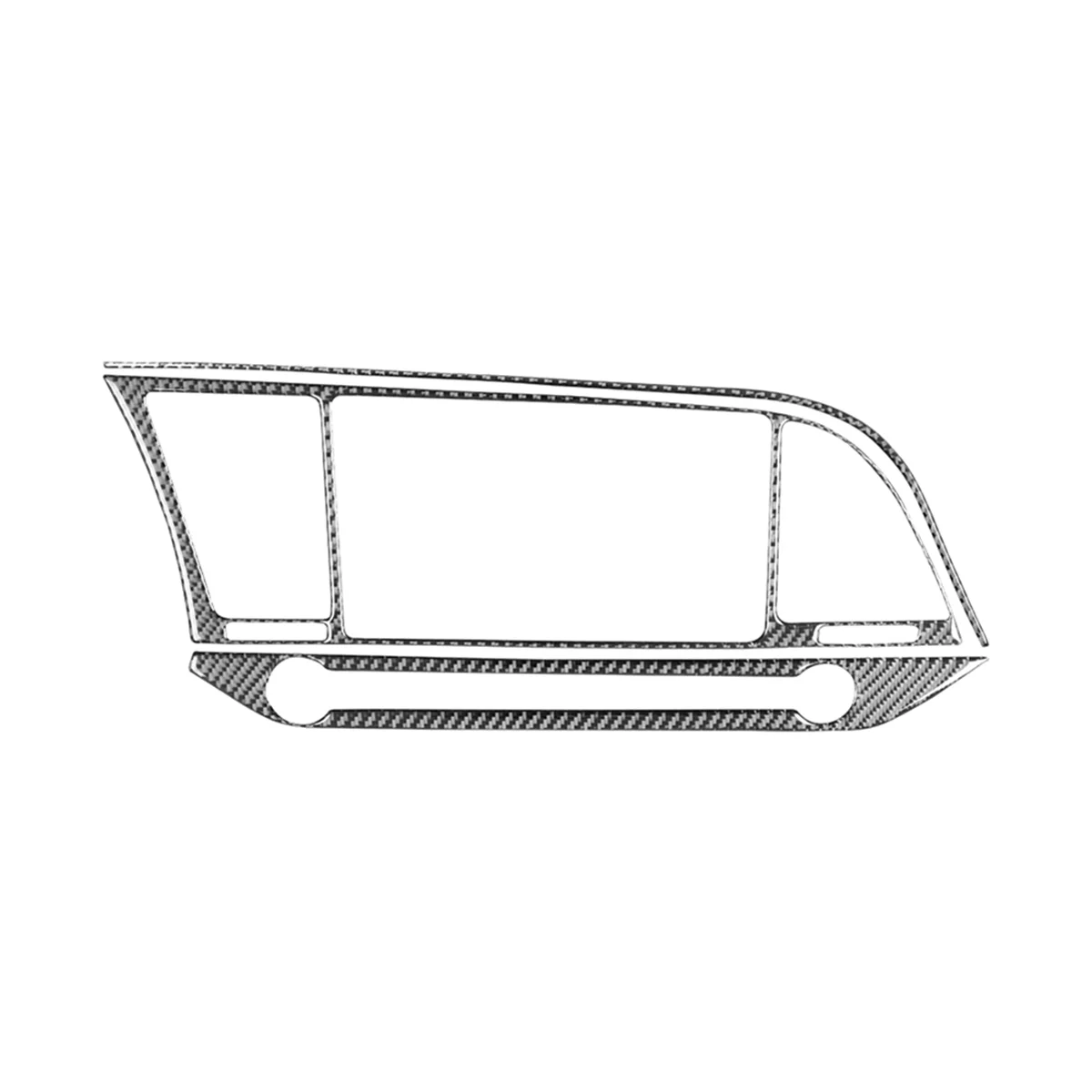 Мягкое углеродное волокно для Hyundai Elantra 2017 2018 2019 2020 навигационная крышка