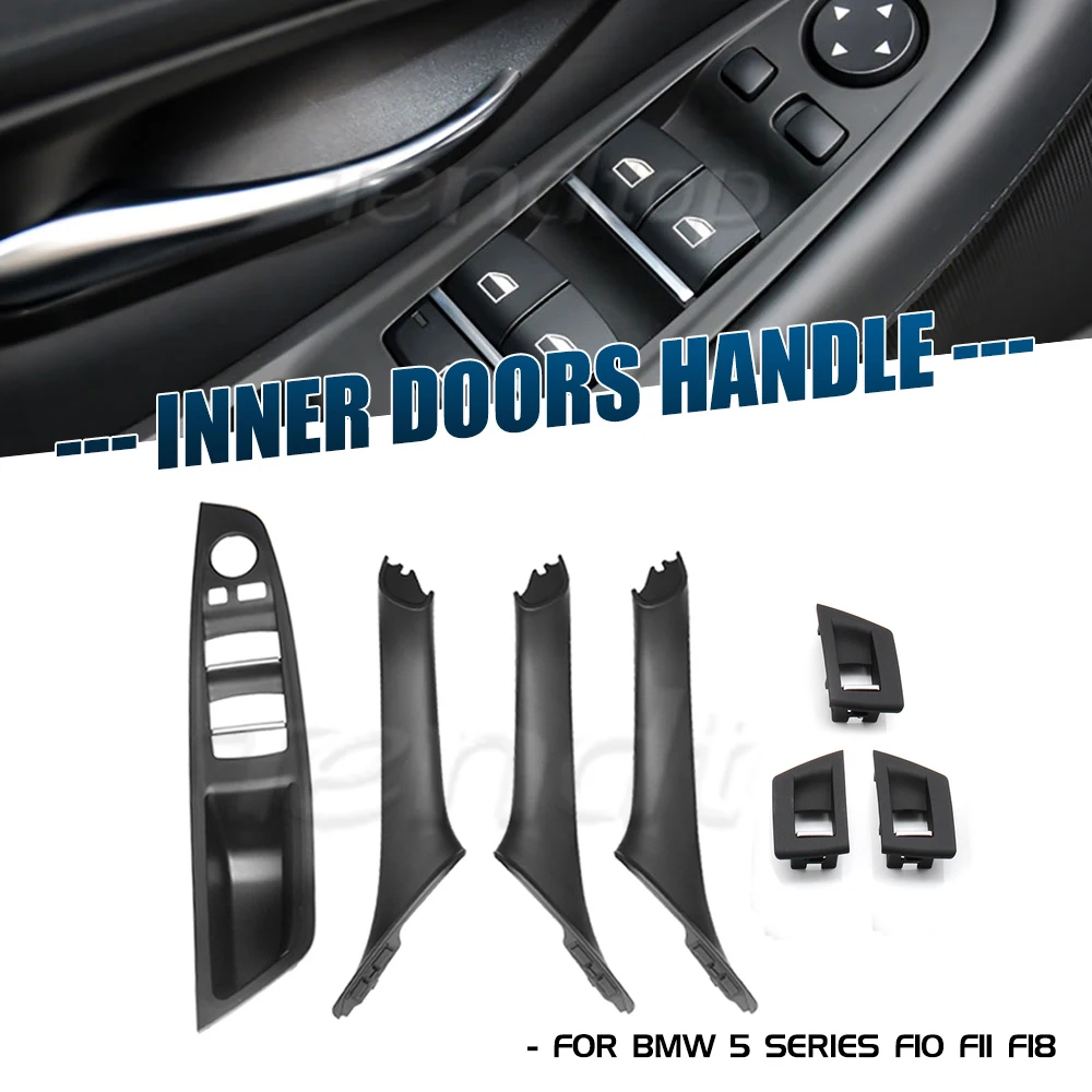 Inner Doors Handle Pull Trim Cover Driver Seat Panel Car Decoration Accessories For BMW 5 Series F10 F11 F18 520 523 525 528 530 Inner Doors Handle Pull Trim Cover Driver Seat Panel Car Decoration Accessories For BMW 5 Series F10 F11 F18 520 523 525 528 530