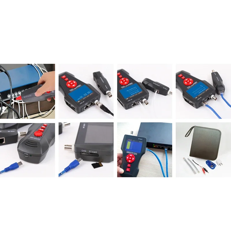 NOYAFA оригинальный справочный тестер сетевого кабеля диагностика тона детектор BNC