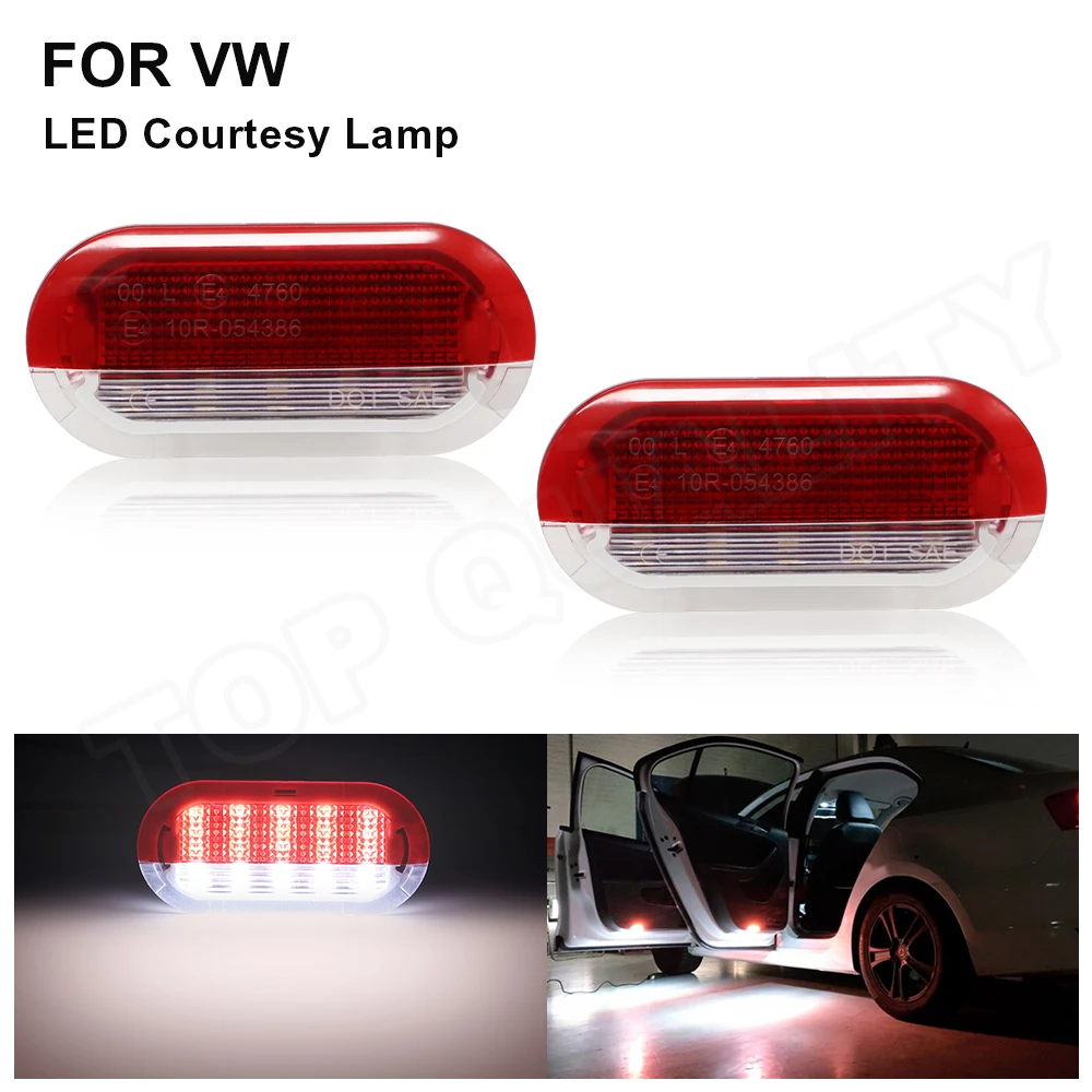 Для VW Golf MK3 MK4 Jetta Beetle Touran Polo Vento для Skoda Seat 2X светодиодная подсветка белая |