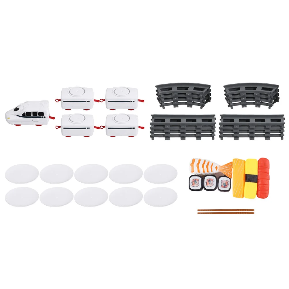 

1 Set Rotation Sushi Trains Toys Railway Trains Toys Interesting Playing House Toys