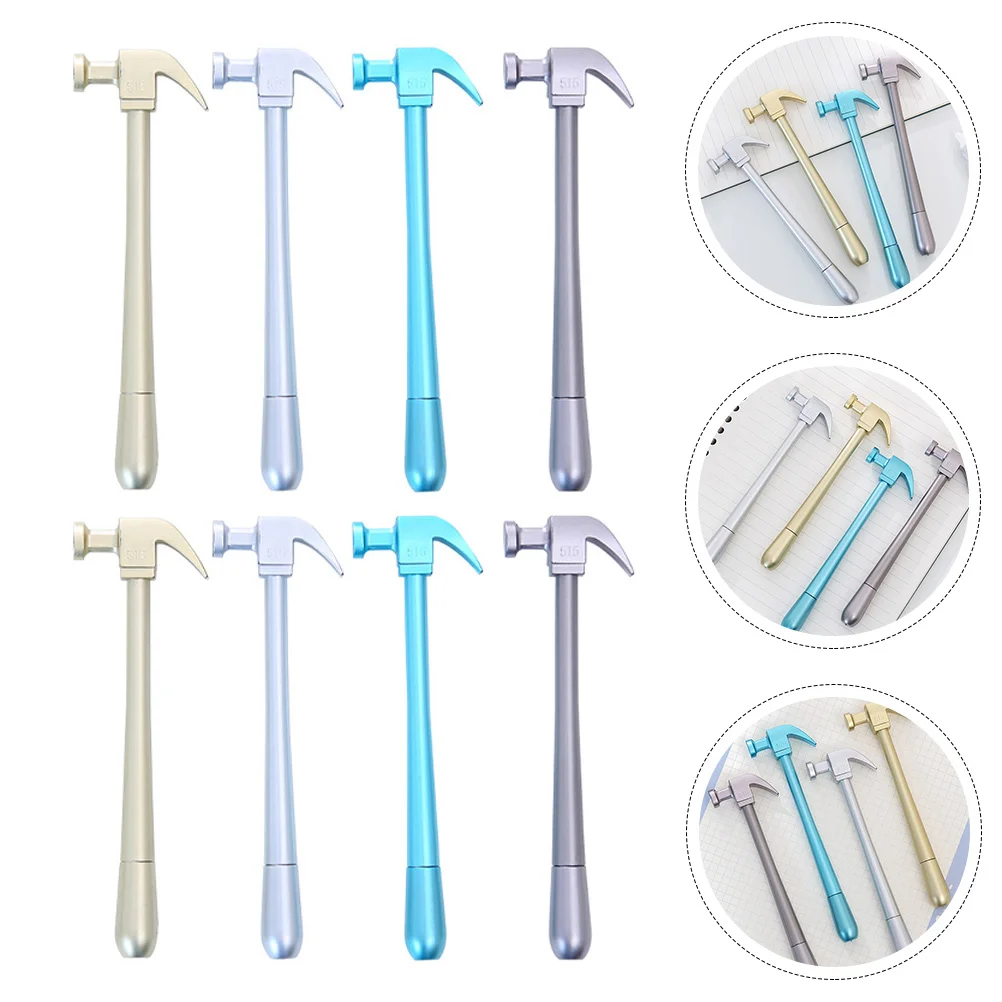 

05mm Gel Pen Sign Pens 05mm Creative Portable Hammer Shape Children Student Fine Point Stationery