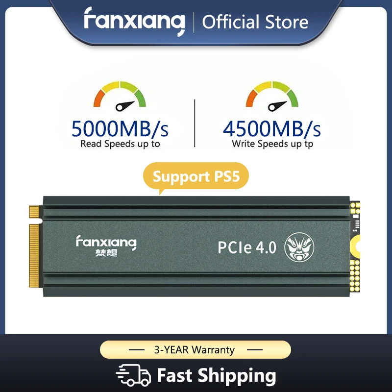 SSD-накопитель FANXIANG 500 Гб 1 ТБ 2 4 M2 NVMe PCIe 0x4 M.2 2280 Внутренний - Цена: 8664.07