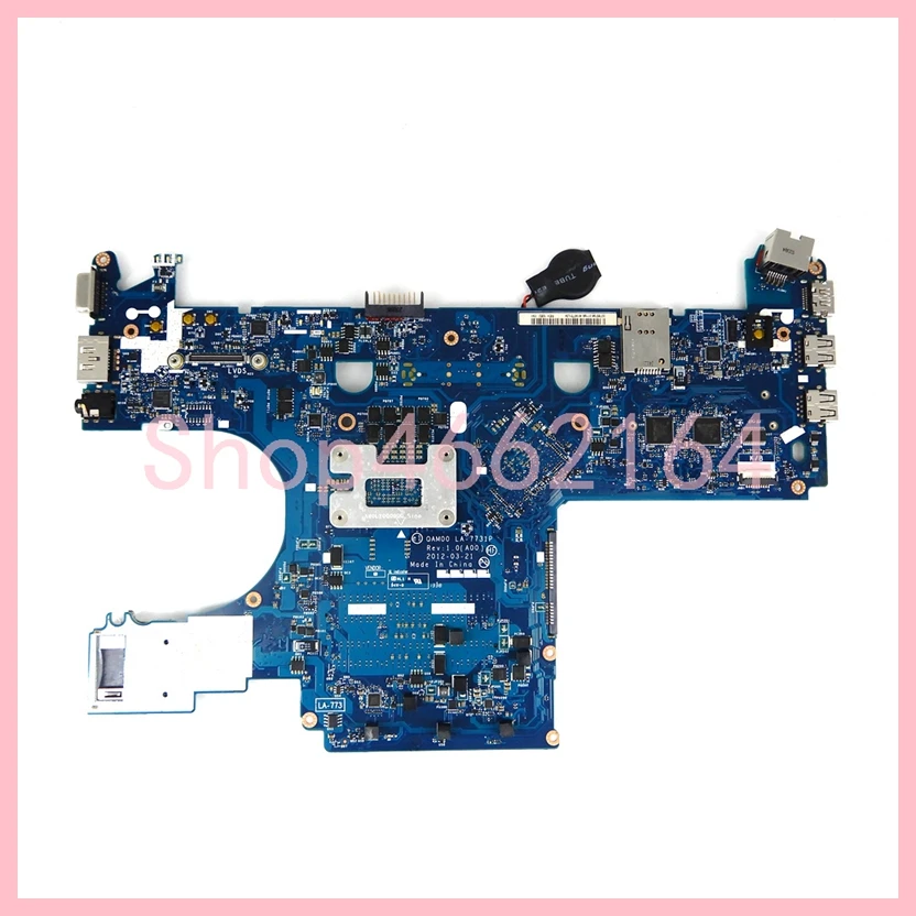 LA-7731P i5-3320 CPU материнская плата CN 0H4YT6 H4YT6 для DELL Latitude e6230 ноутбука 100%