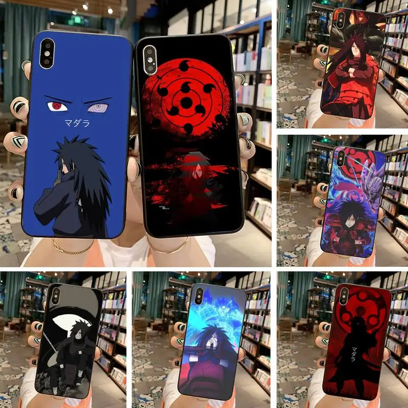 

Naruto Madara Anime Phone Case For iphone 14 Plus 13 12 Mini 11 Pro XS Max X XR Cover