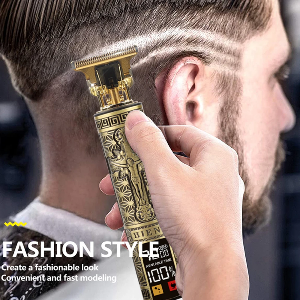 T9 Electric Hair Trimmers USB Cutting Machine Rechargeable New Clipper Professional Razor Shaver Beard Trimmer For Men |