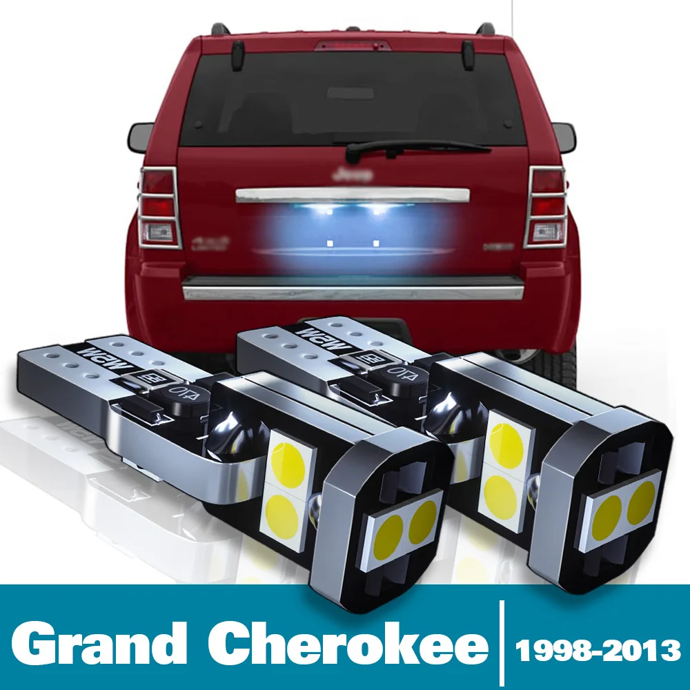 

2pcs LED License Plate Light For Jeep Grand Cherokee Accessories 1998-2013 2003 2004 2005 2006 2007 2008 2009 2010 2011 2012