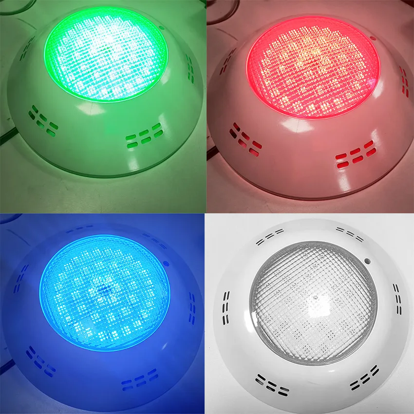 Фото Luces De La Piscina PAR56 Светодиодные подводные лампы с изменением цвета 12 В Водонепроницаемые IP68 Настенные RGB светильники для бассейна УФ-анти-лампы для ПК №3