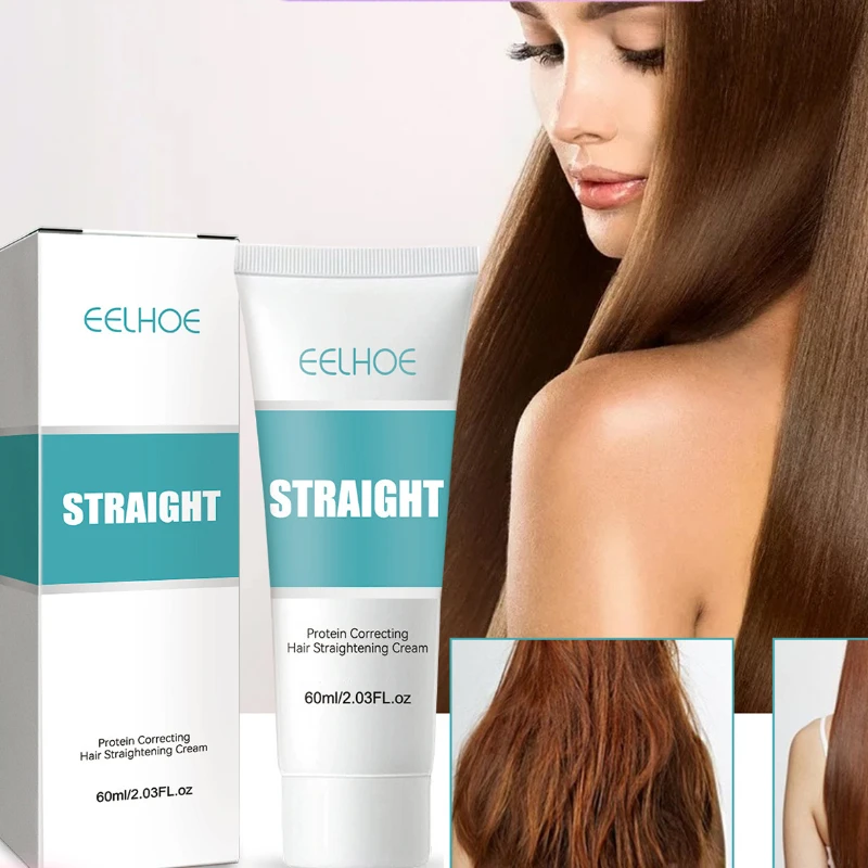 

Протеиновый крем для выпрямления волос смягчает Уход за волосами, разрезает восстановление поврежденных волос, выпрямляет бесплатно крем для ухода за волосами