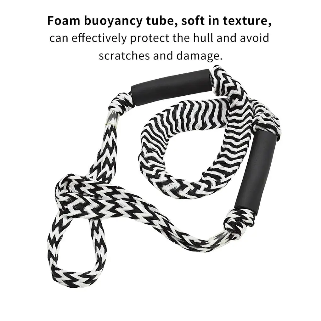 

Elastic Adjustable Kayak Rope Boating Dock Line Multifunctional Portable Reusable Mooring Lanyard Boats Accessories Red