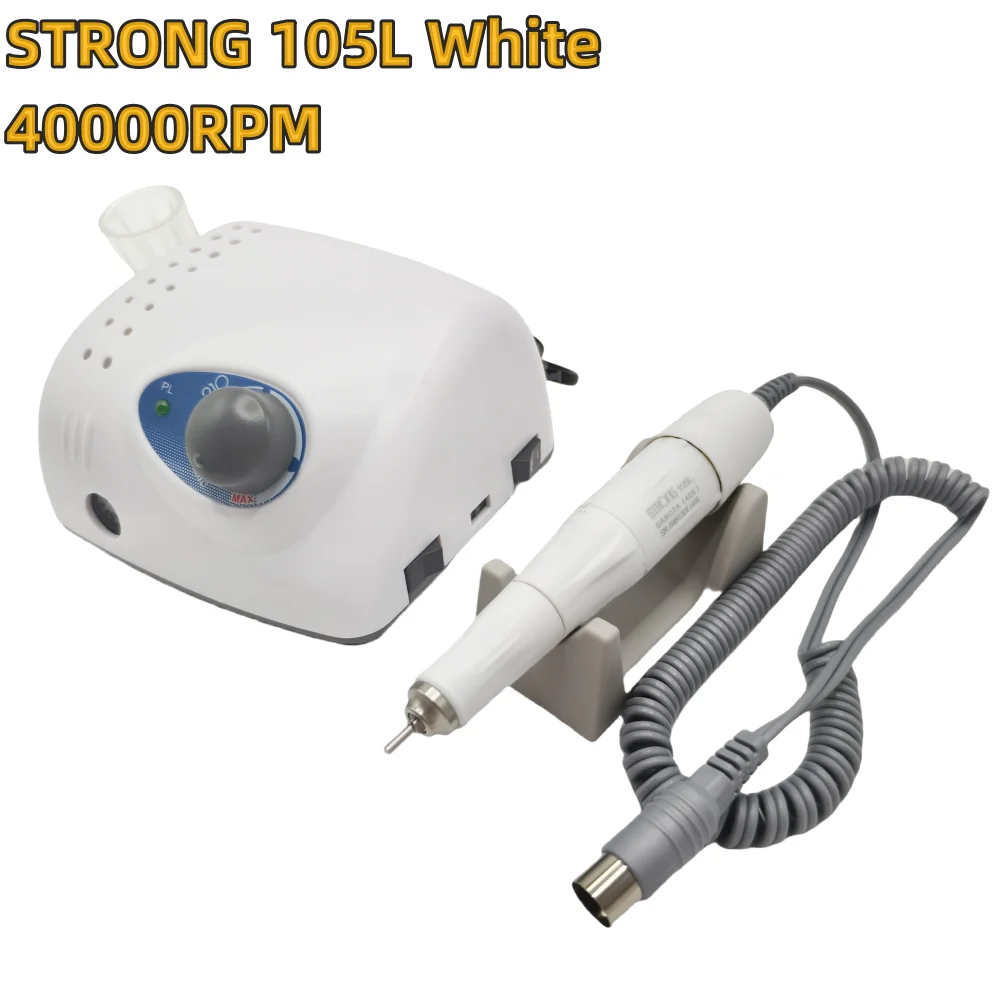 Strong 210 Pro 65W машинка для резки маникюр 40000 электрическая дрель ногтей 105L фрезерный
