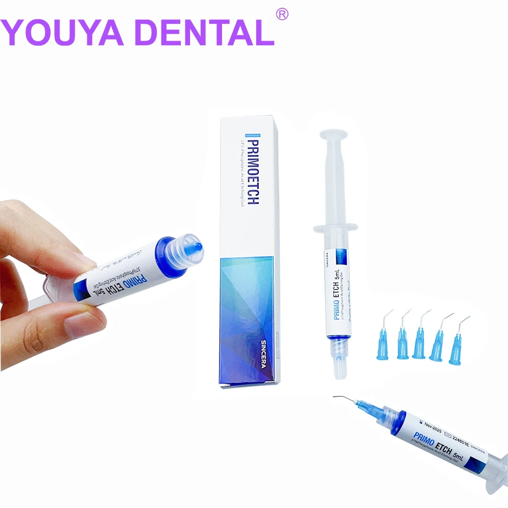 

Гель для травления стоматологической кислоты, 37% Фосфорная кислота, 5 мл, гель для травления для стоматологического ортодонтического скотча, блестящий материал для дантиста