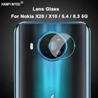 Прозрачная ультратонкая задняя крышка для объектива камеры Nokia 8.3 5G G50 X20 X10 5,4, защитная пленка из мягкого закаленного стекла