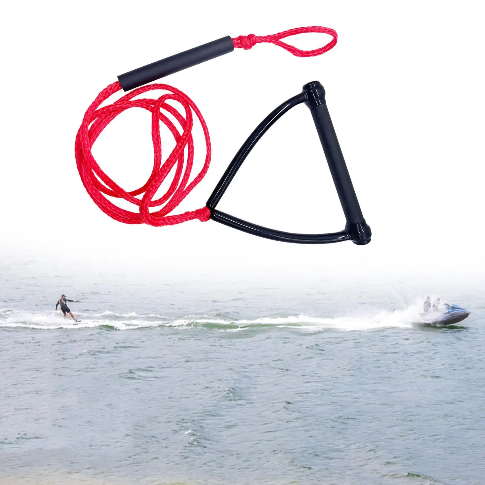 

with Grip 7.3M Heavy Duty Lightweight Water Sports Rope Wake Board Water Ski Rope Wakeboard Rope for Kneeboard Surfing Wakeboard