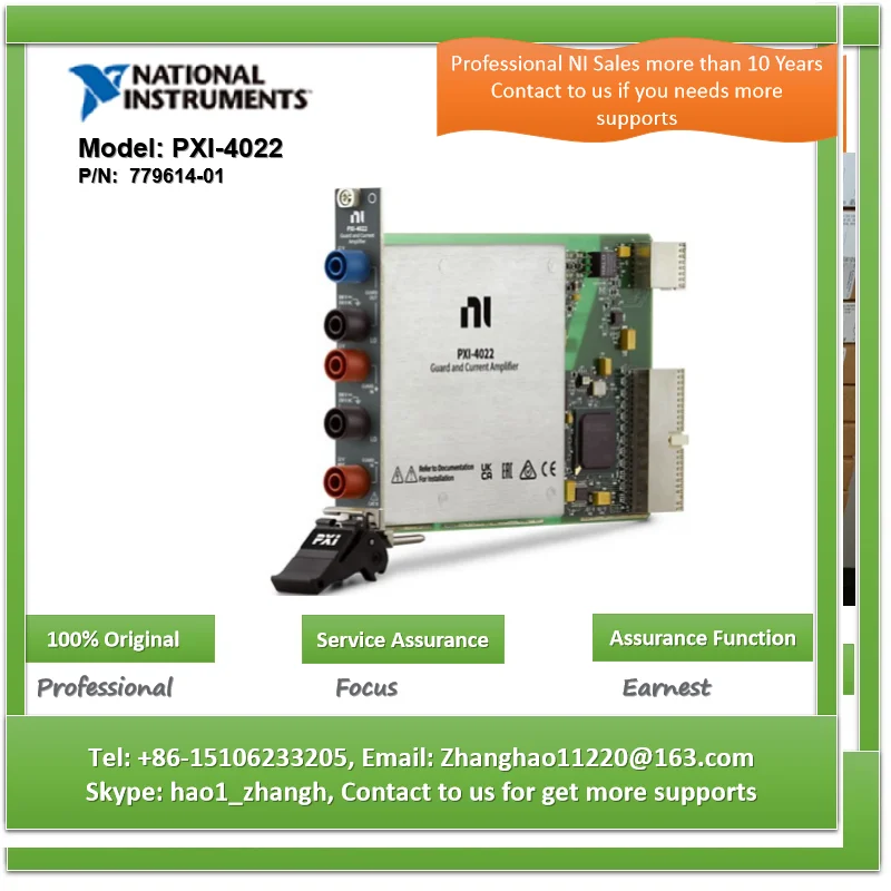 NI PXI-4022 779614 -01 Мультиметры Модульные инструменты