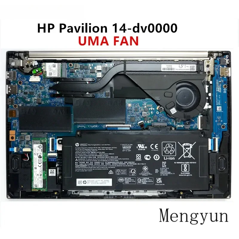 Новый оригинальный вентилятор охлаждения процессора ноутбука для HP Pavilion 14-dv0000