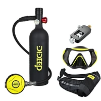 dideep x4000 1l mini scuba diving tank oxygen respirator including harness diving goggles adapter 15 20min