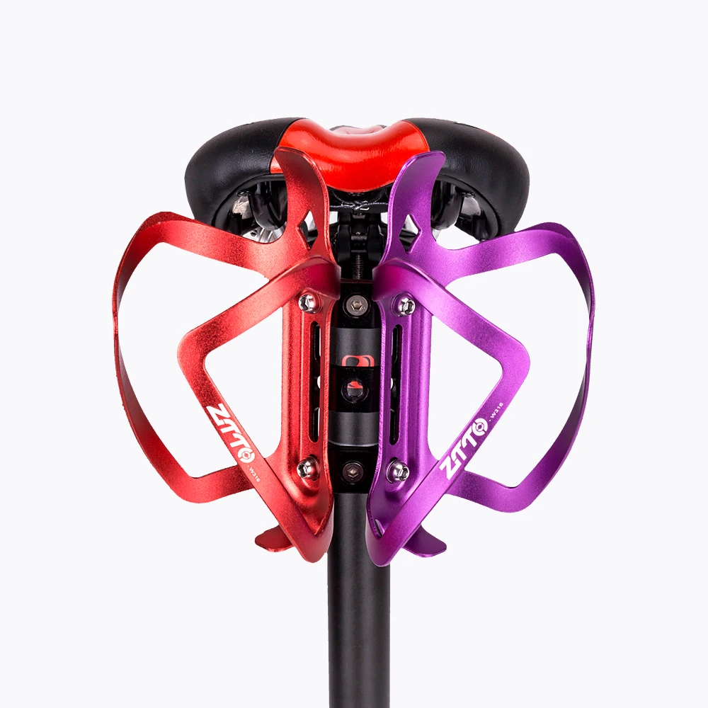 

ZTTO Cycling Double Water Cup Adapter Universal Bottle Cage Holder Bicycle Extender Fix On MTB Road Bike Saddle Seat