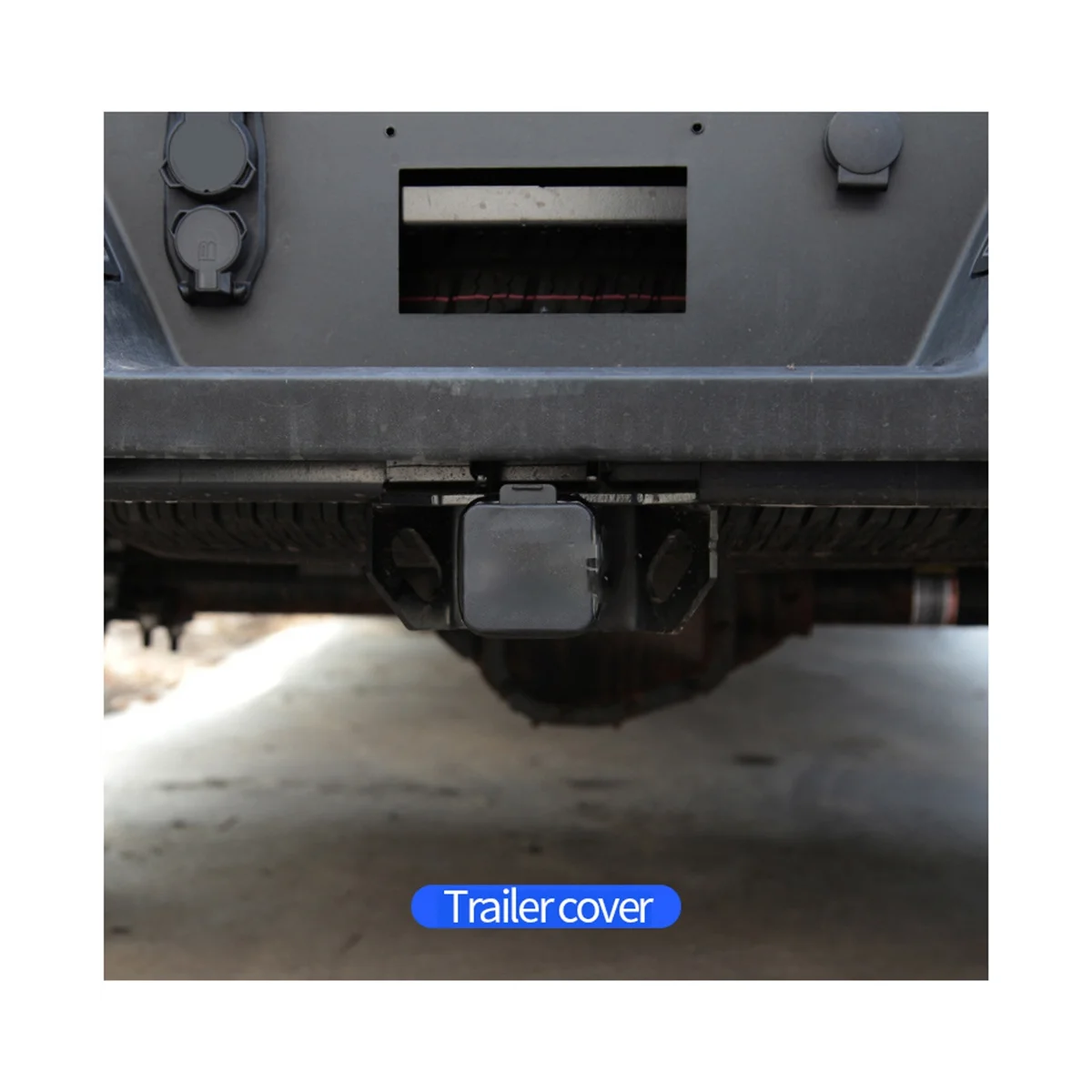 

4PCS Rear Trailer Hole Protective Cover Plug Pickup Protection Accessories for Ford F150 XLT Paptor 2021