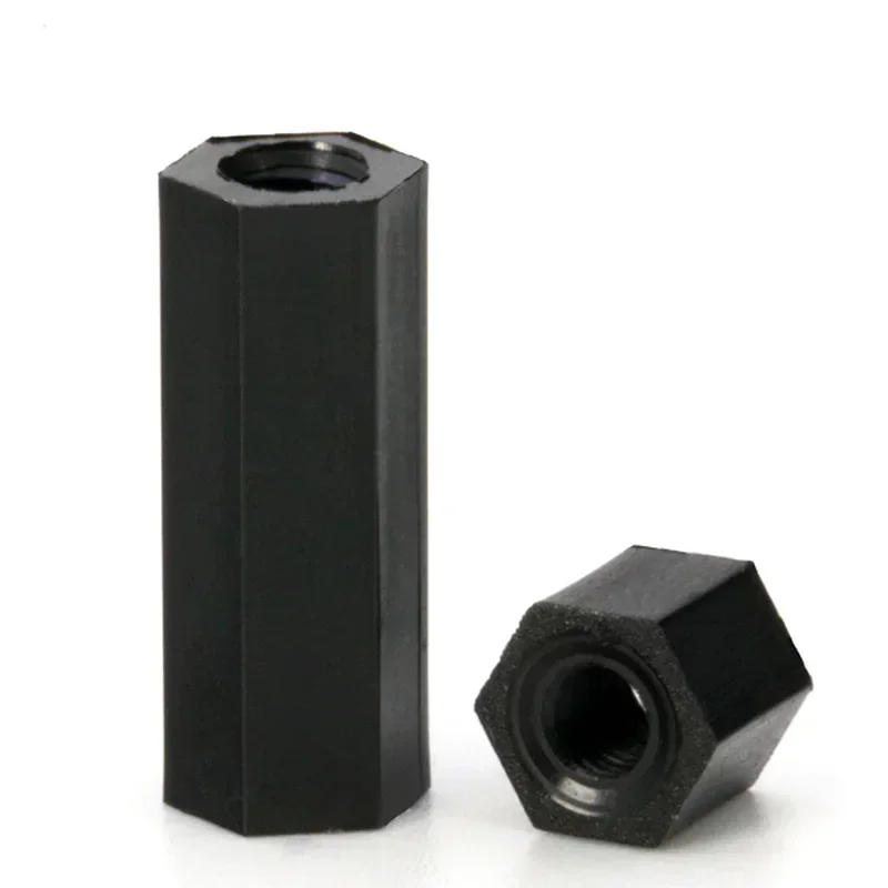 100 шт. M3 M4 M2.5 M2 розетка с шестигранной резьбой Проставка PA66 шестигранный